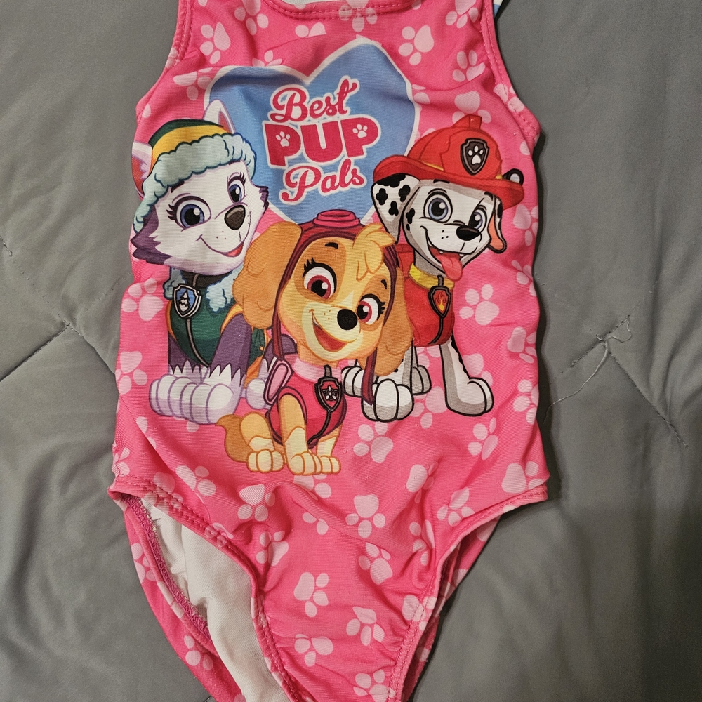 Nickelodeon Kids Swim One Piece - Pink Paw Patrol